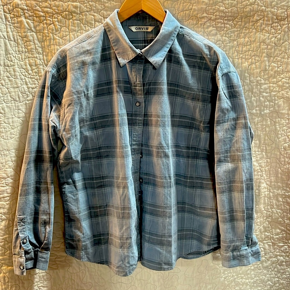 Orvis garment dyed corduroy shirt.  Size S.